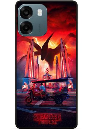 Силіконовий чохол бампер для oppo a6 дивні дива stranger things