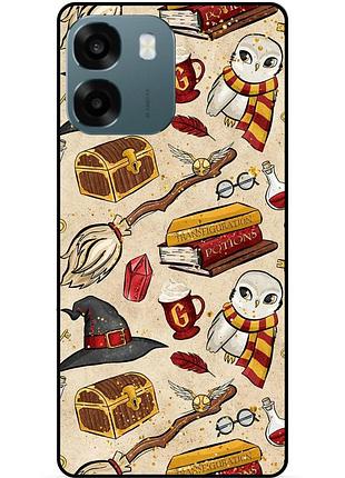 Чехол силиконовый бампер для oppo a6 с картинкой gryffindor гриффиндор гарри поттер harry potter