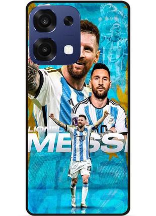 Силіконовий чохол бампер для oppo a6 pro з малюнком messi мессі