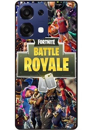 Силіконовий чохол бампер для oppo a6 pro гра fortnite фортнайт
