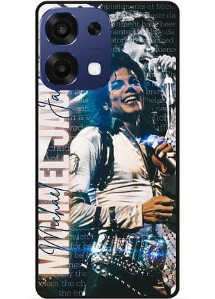 Силиконовый чехол бампер для oppo a6 pro с рисунком michael jackson майкл джексон