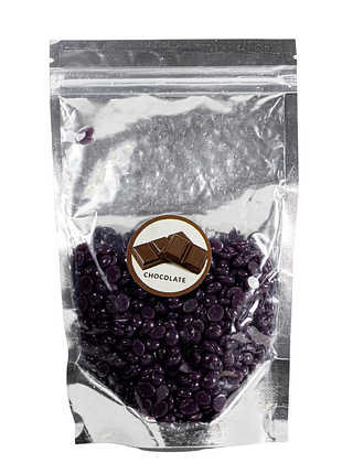 Воск для депиляции пленочный в гранулах hard wax beans, chocolate