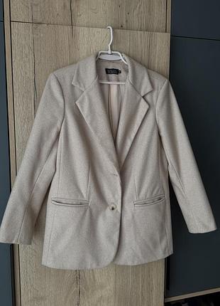 Теплий oversize піджак m-l