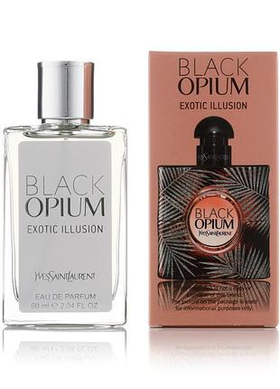 Парфуми жіночі yves saint laurent black opium exotic illusion 60 мл духи ів сен лоран блек опіум