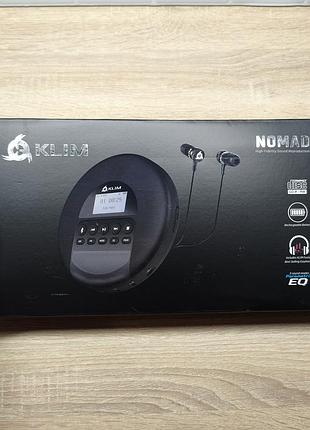 Премиальный cd плеер klim nomad bluetooth fm tf-card аккумулятор 2000mah