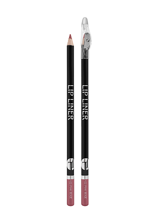Олівець для губ дерев'яний з точилкою jovial luxe lip liner № 103 pink beige рожевий беж daily skin care
