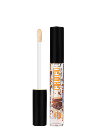 Блиск-олія для губ jovial luxe gloss 4 мл choco шоколад daily skin care