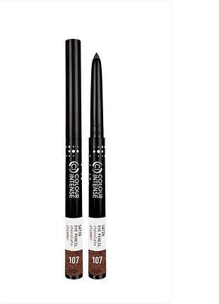 Олівець для очей механічний colour intense satin eye pencil № 107 chocolate shimmer/шоколадний із шиммером