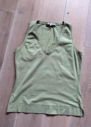 Майка з декоративною строчкою max mara l