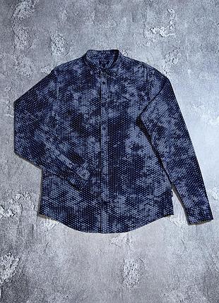 Сорочка armani jeans custom exclusive m/l розмір оригінал  ідеальний стан