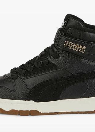 Нові підліткові демісезонні черевики puma, 38р. натуральна шкіра
