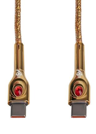Кабель (шнур) lp usb type-c на usb type-c 5а 65вт зі швидкою зарядкою (qc) 1м c651mс