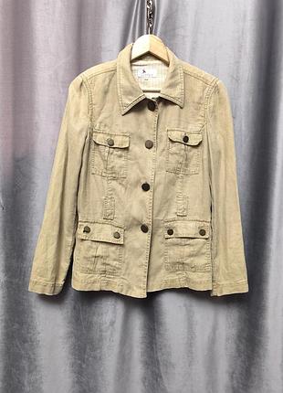 Лляна куртка lloyd’s 100% льон, safari style, р. 42