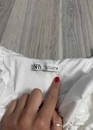 Плаття жіноче біле zara 2