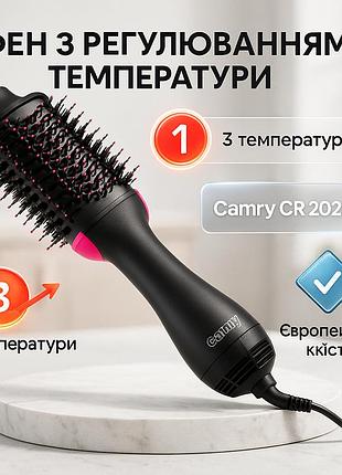 Фен для волосся з холодним режимом camry, фен звичайний для укладання волосся жіночий kz-69