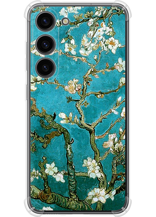 Чехол на samsung galaxy s23 винсент ван гог. сакура из силикона fch_0175216
