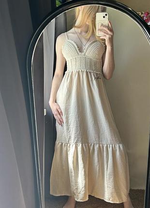 Стильное летнее пляжное платье 222