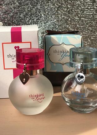 Флакони з підвісками thinking of you/love mary kay