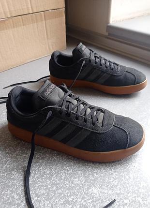 Кросівки шкіряні adidas vl court 2.0
