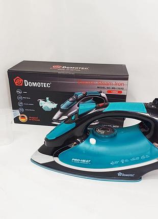 Парова праска для догляду за одягом domotec ms-1193g 1200вт, домашня електрична праска iq-61