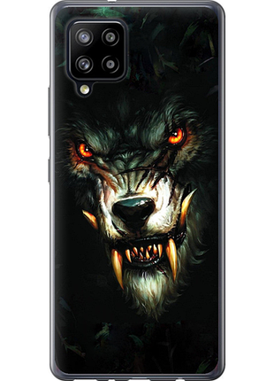 Чехол на samsung galaxy a42 a426b дьявольский волк из силикона fch_0020349