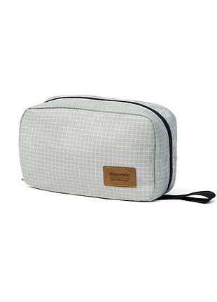 Косметичка naturehike nh20sn010, розмір l, світло-сіра