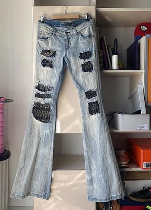 Длинные бешеные джинсы richmond bootcut клёш