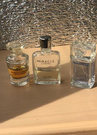 Набір мініатюр kenzo, miracle, tendre jasmine yves rocher