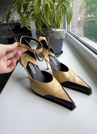 Вінтажні шкіряні туфлі gianni