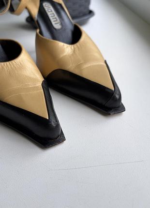 Вінтажні шкіряні туфлі gianni 7
