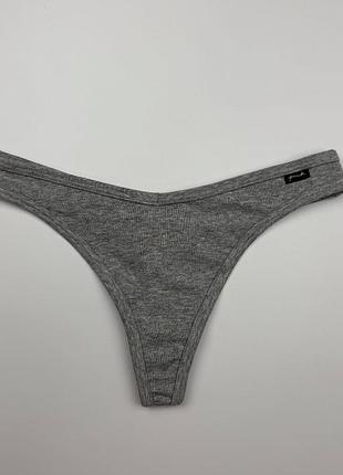 Трусики стрінги жіночі бавовняні victoria's secret