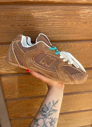 Уцінка кросівки  miu miu x new balance 530 sl brown suede