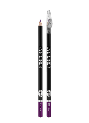 Олівець для очей деревяний з точилкою jovial luxe eye liner № 207 lilac daily skin care
