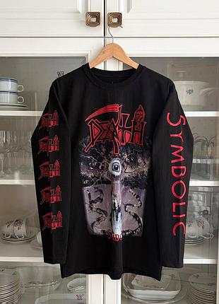 Лонгслив / футболка с длинным рукавом death symbolic obituary morbid angel darkthrone canibal korn