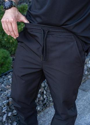 Штани утеплені softshell comfort чорні 4