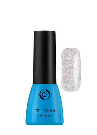 Гель-лак для ногтей colour intense gel polish 5 мл no g01 блестки разноцветные голографические daily skin care