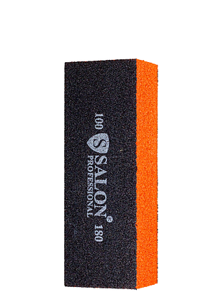 Баф полирующий для ногтей salon professional грит 100х100 оранжевый daily skin care