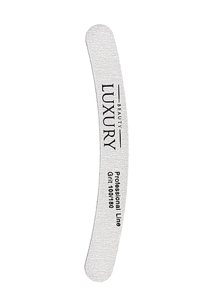 Пила полировальная для ногтей бумеранг серая beauty luxury bm-02g 100/180 daily skin care