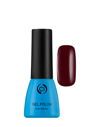 Гель-лак для нігтів colour intense gel polish 5 мл № 031 матовий бордово-фіолетовий daily skin care