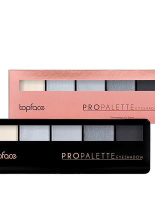 Палітра тіней для повік 5 кольорів тopface pro palette, № 14 daily skin care