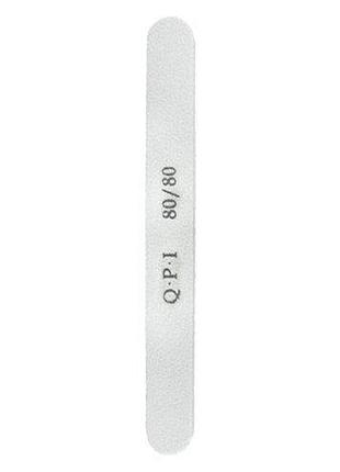 Пила полировальная для ногтей прямая белая qpi professional qws 80/100 daily skin care