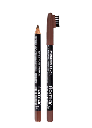Карандаш для бровей flormar eyebrow pencil no 402 коричневый daily skin care