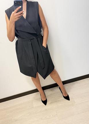 🖤 жилет-жакет zara з поясом