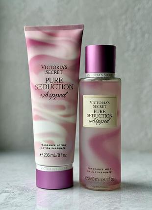 Набір спрей / міст та лосьйон victoria's pure seduction whipped