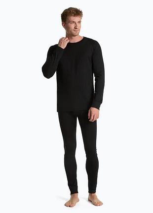Черные шерстяные термо брюки, термо лосины, кальсоны подштанники 52-54 xl, 2xl украинная шерстая мужественный кальсоны