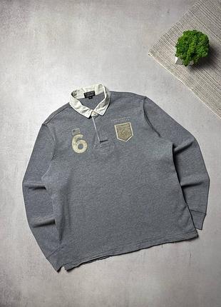 Регбійка поло лонгслів polo ralph lauren big logo usa оригінал преміальна вінтаж