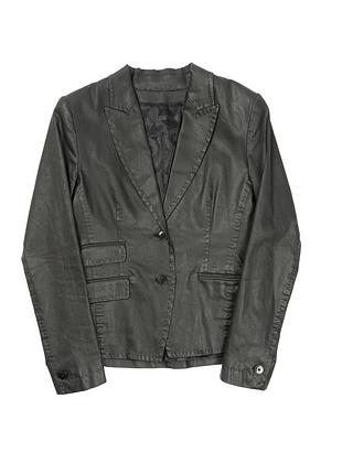 Drykorn waxed cotton blazer jacket [bwh112133]
