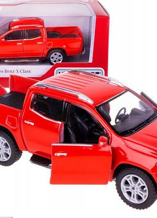 Модель автомобіля колекційна mercedes-benz x-class (червоний) 1:42 kinsmart kt5410w