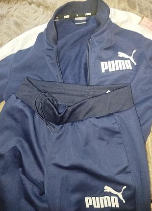Оригинальный спортивный костюм puma темно-синий