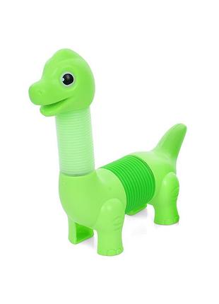 Детская антистресс-игрушка "динозаврик" ss-8024(green-1) световые эффекты